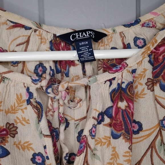 2/$30 Chaps Floral Blouse - Picture 2 of 6